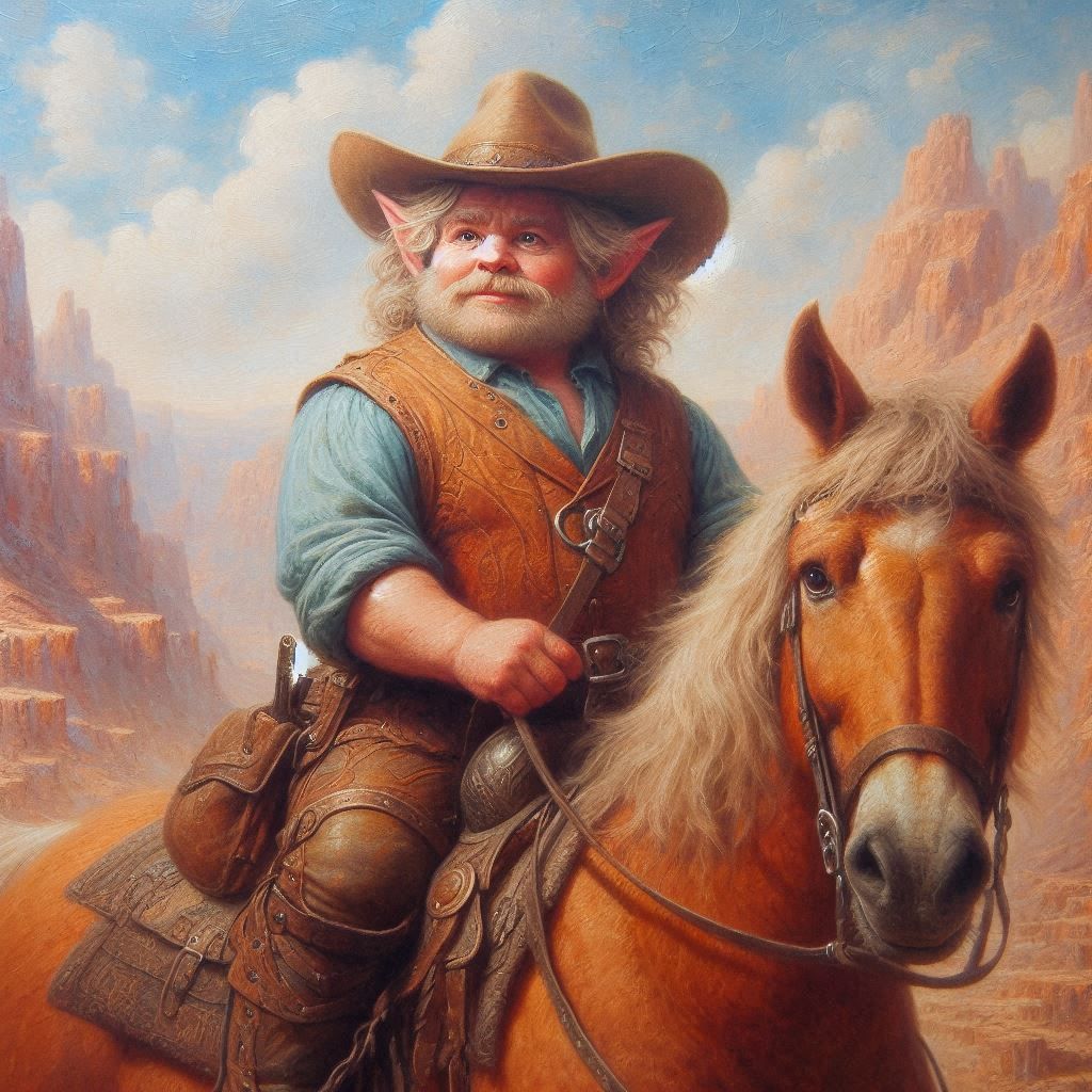 An Elf of the Old West