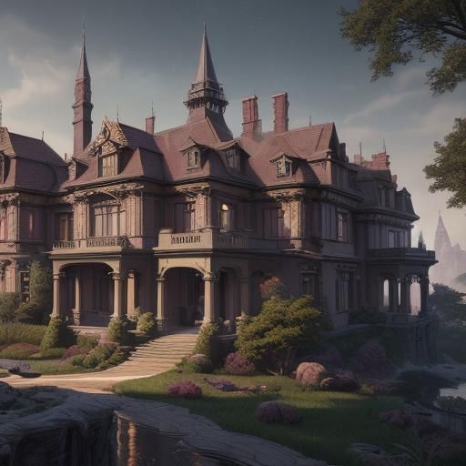 suburban mansion