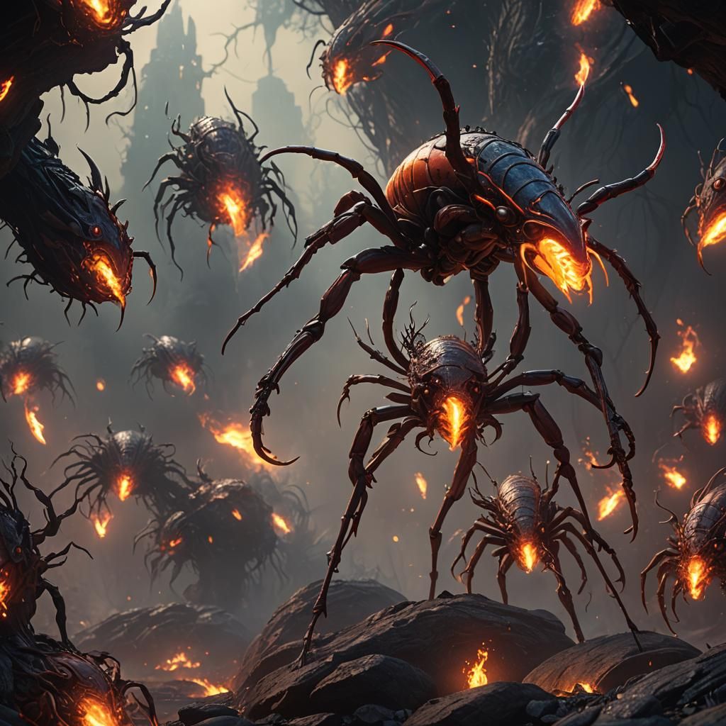 an alien fire bug