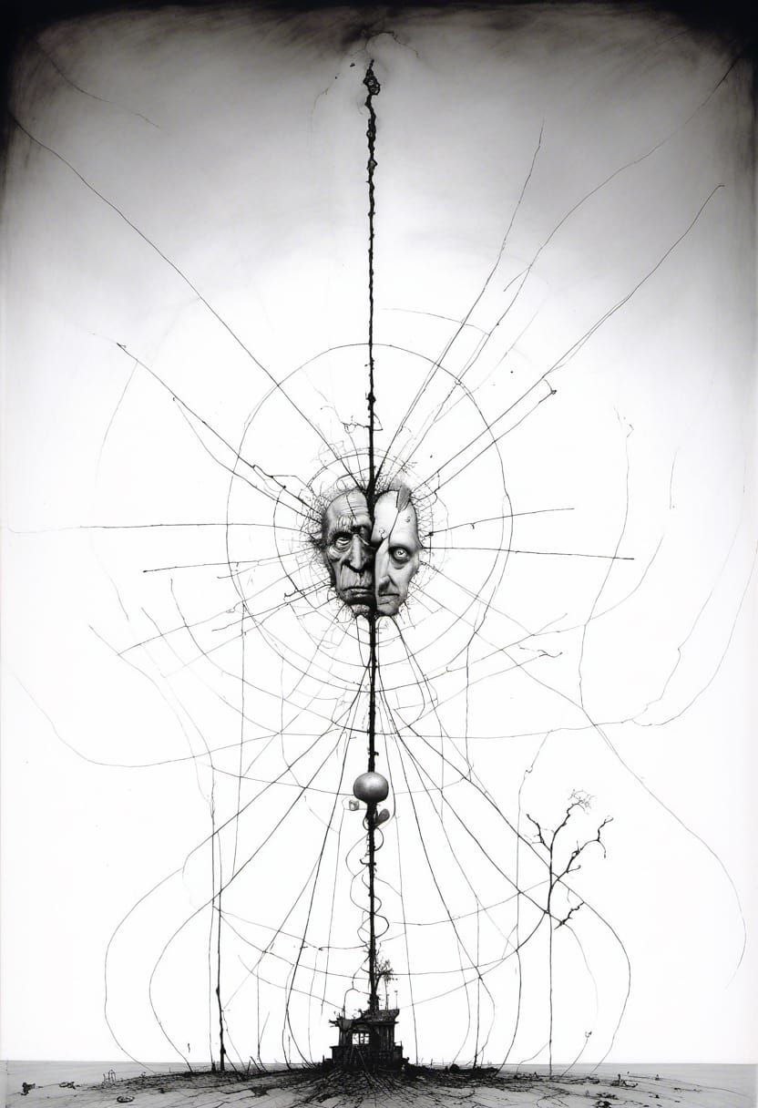 Tornado in Minimalist Style