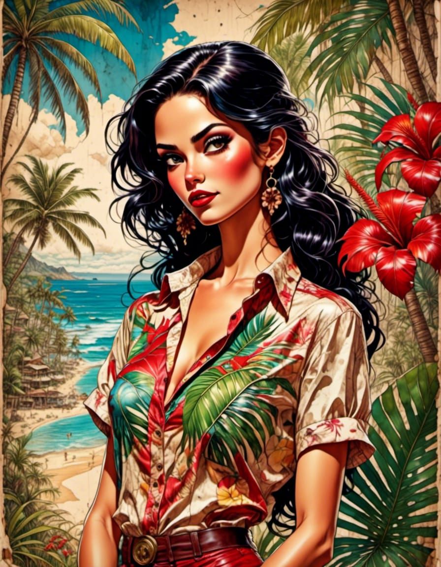 Hawaiian girl