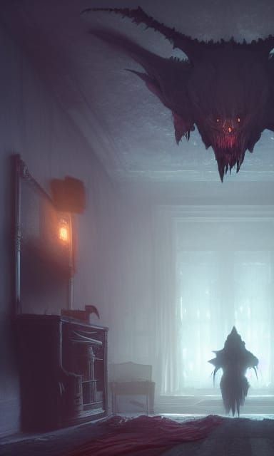 Monsters hiding in the bedroom