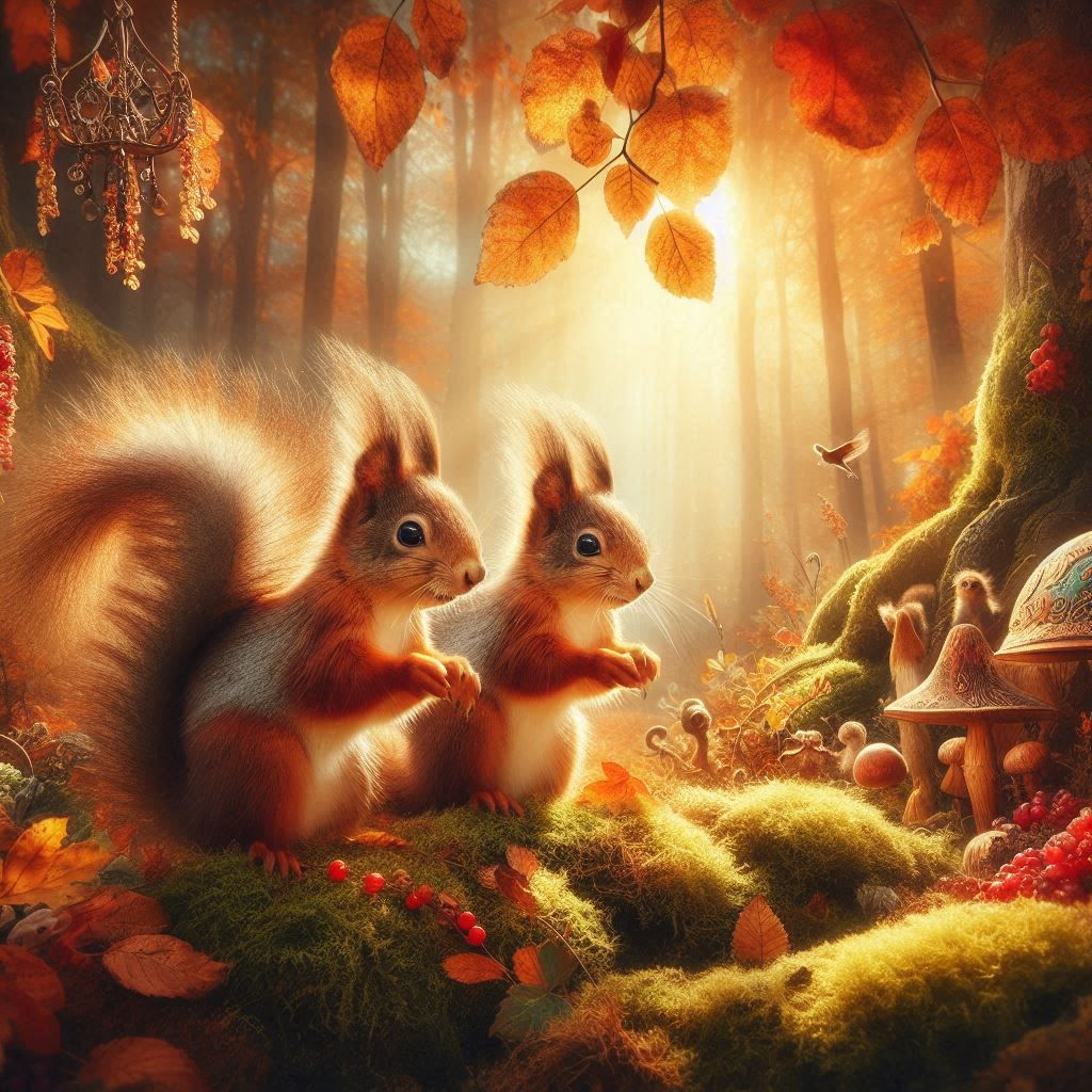 Fluffy Furry Squirrels