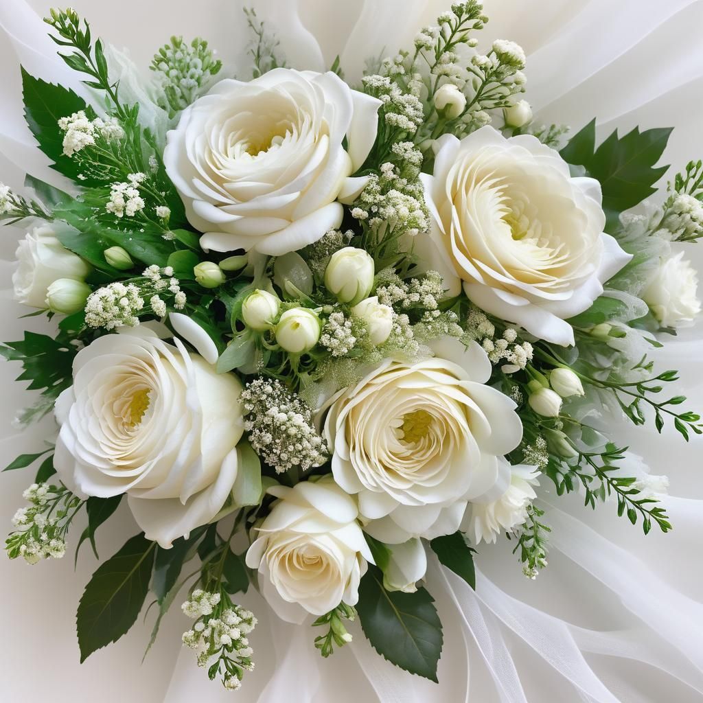 White Bouquet  by @Rhonda