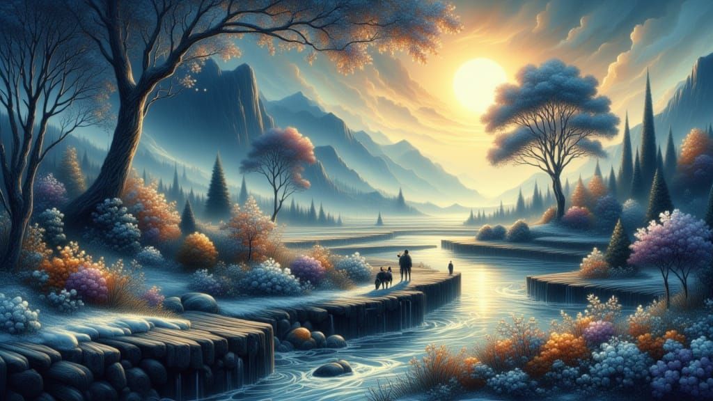 <lora:Dallie Flux:1.0>landscape