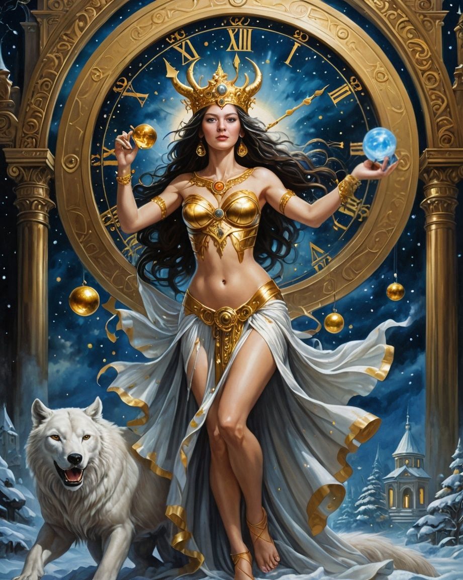 Lupa Celebrating the New Year