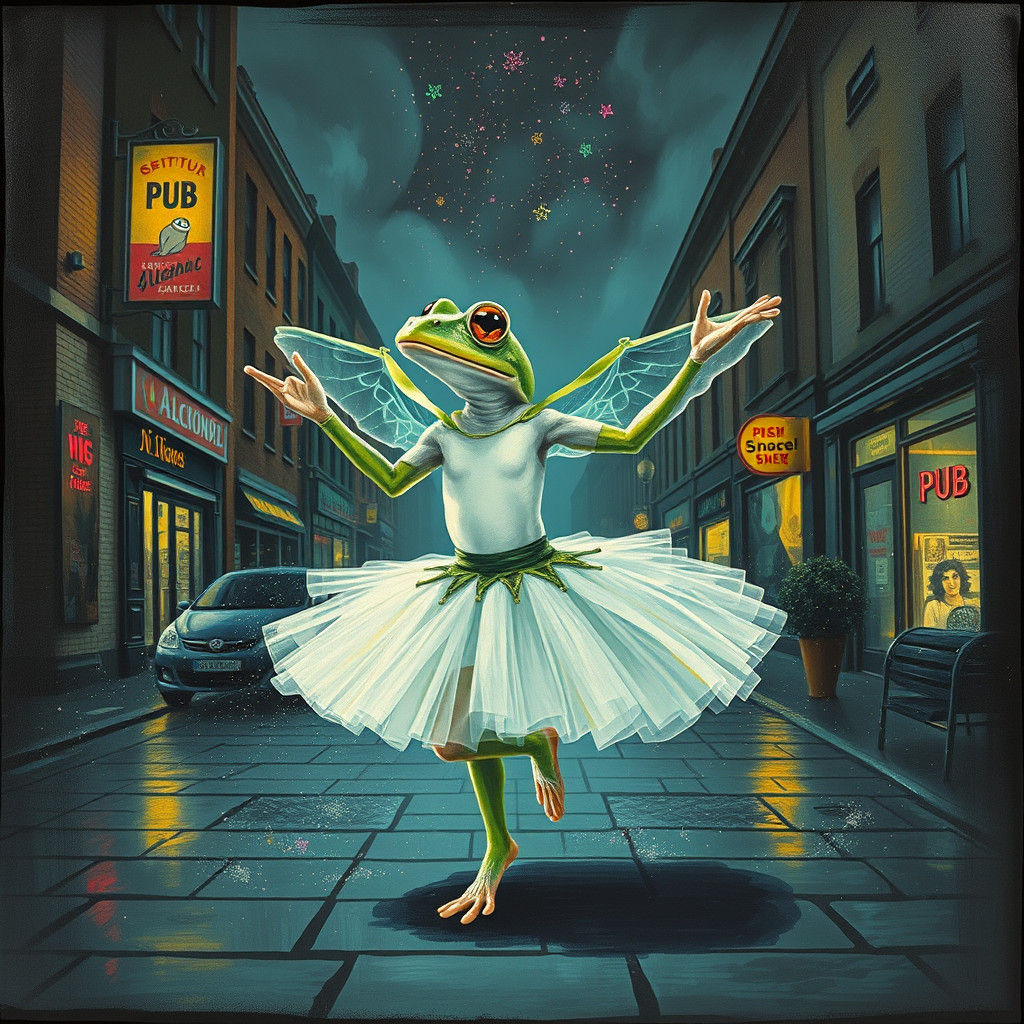 The frog dancer