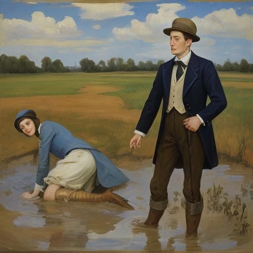 Off the rotten rabbit and into the mud! 
Masterpiece by Zinaida Serebriakova, Chaim Soutine and Konstantin Somov