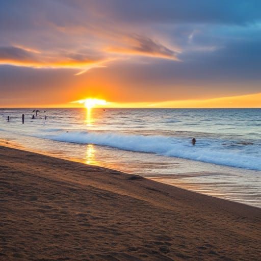 Sunset beach
