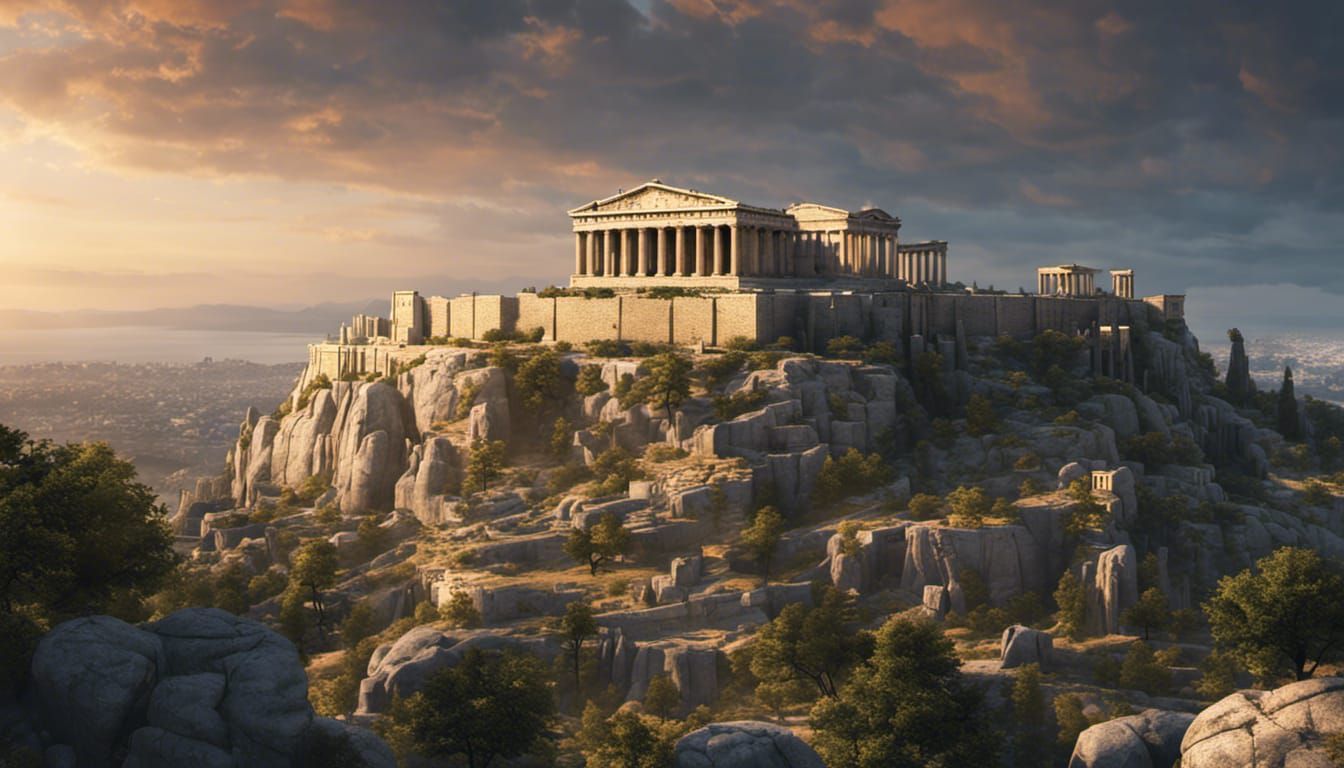 Parthenon Acropolis Athens HD Wallpaper - WallpaperFX