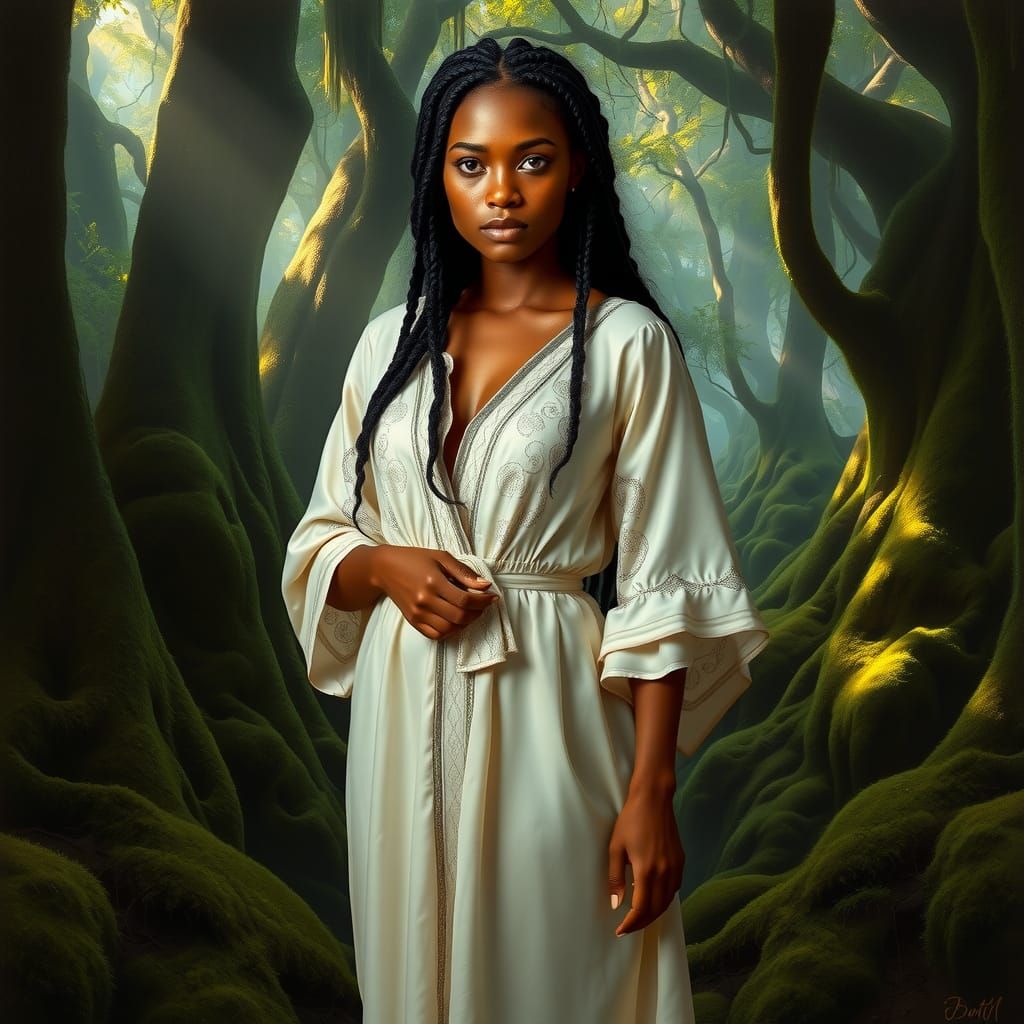 The girl in the forrest doesn't fit