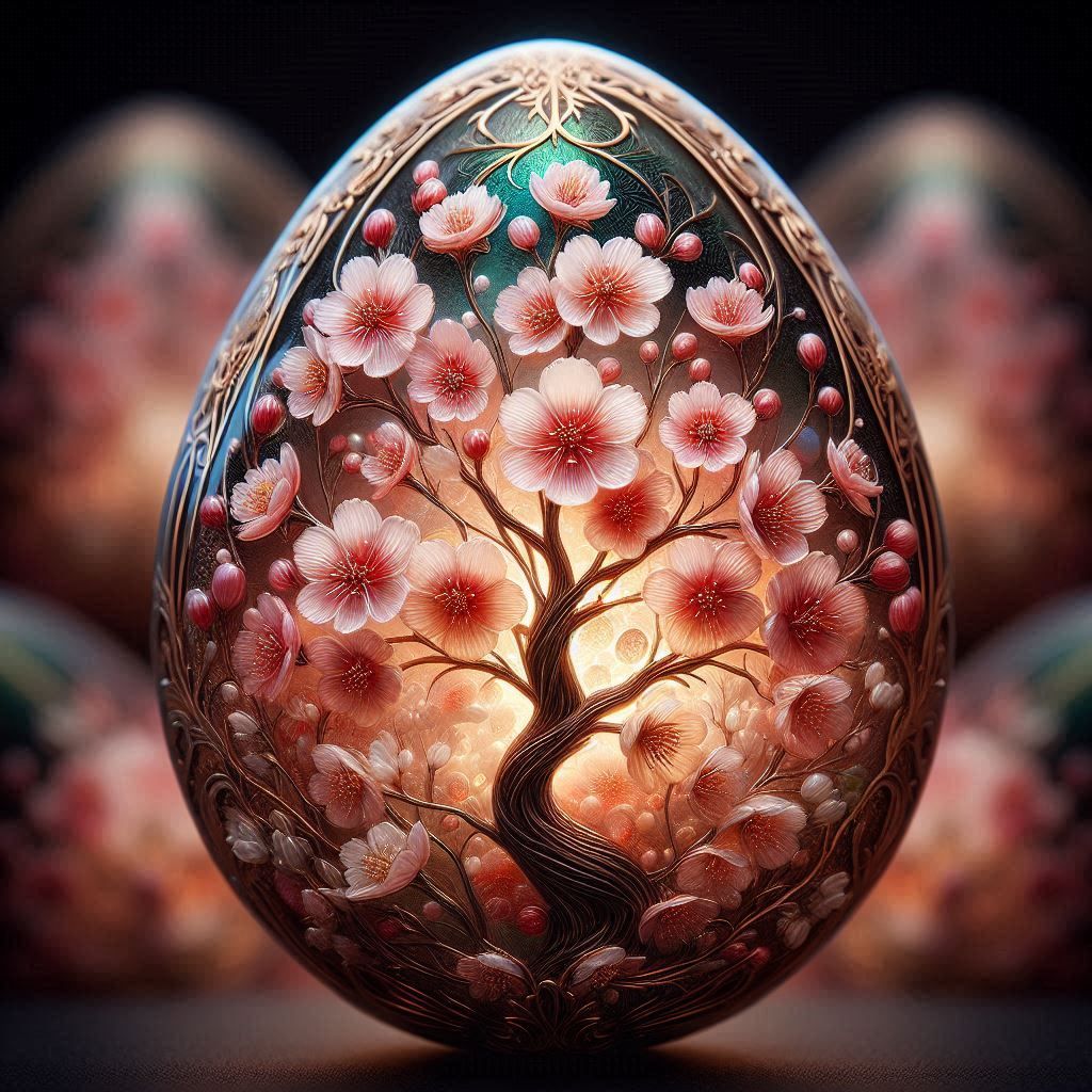 ornate sakura egg