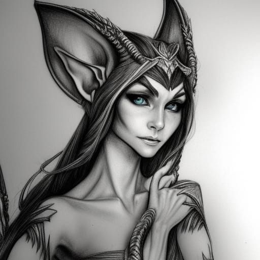 Elves Queen sketch