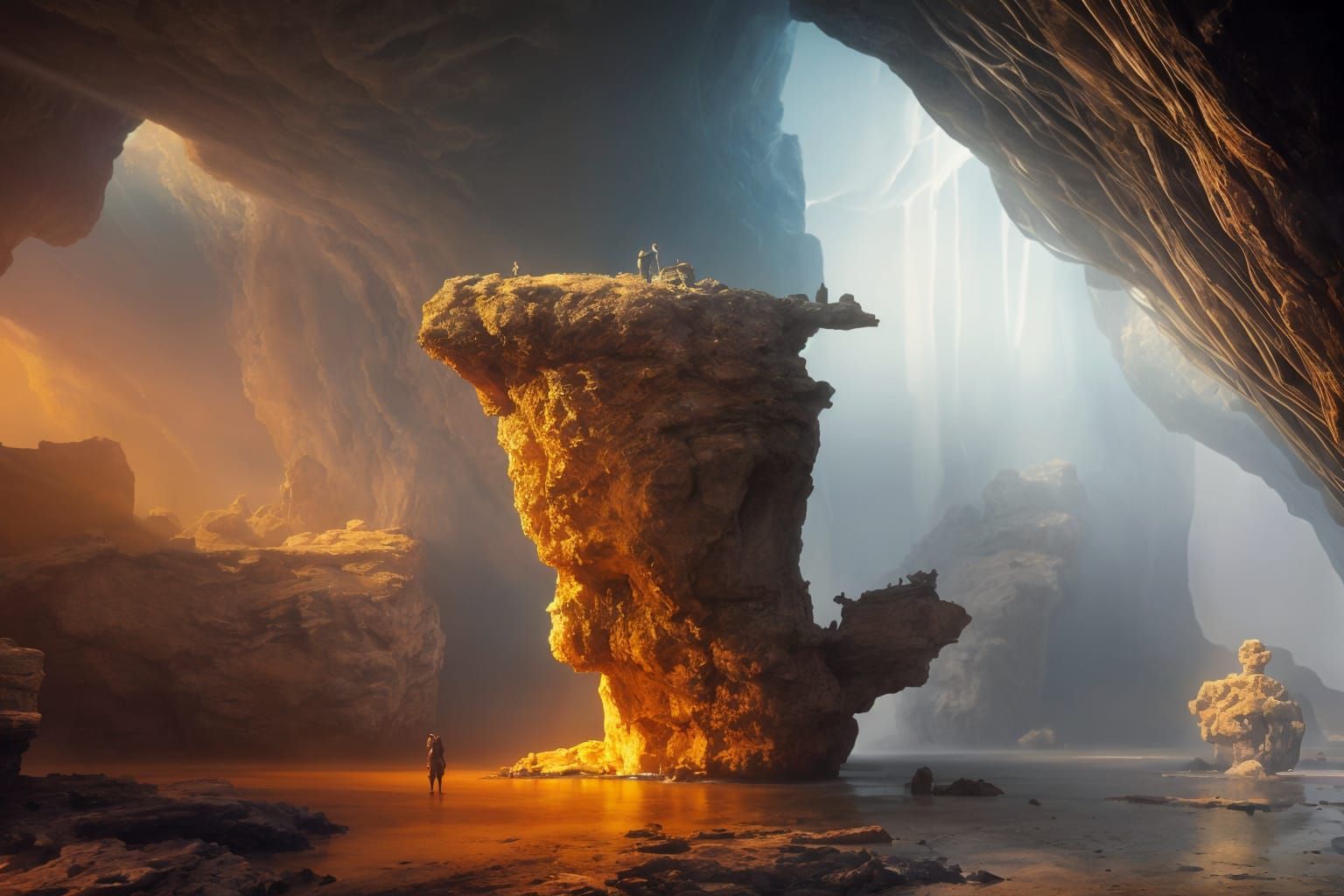 Bottom of an ancient Sinkhole