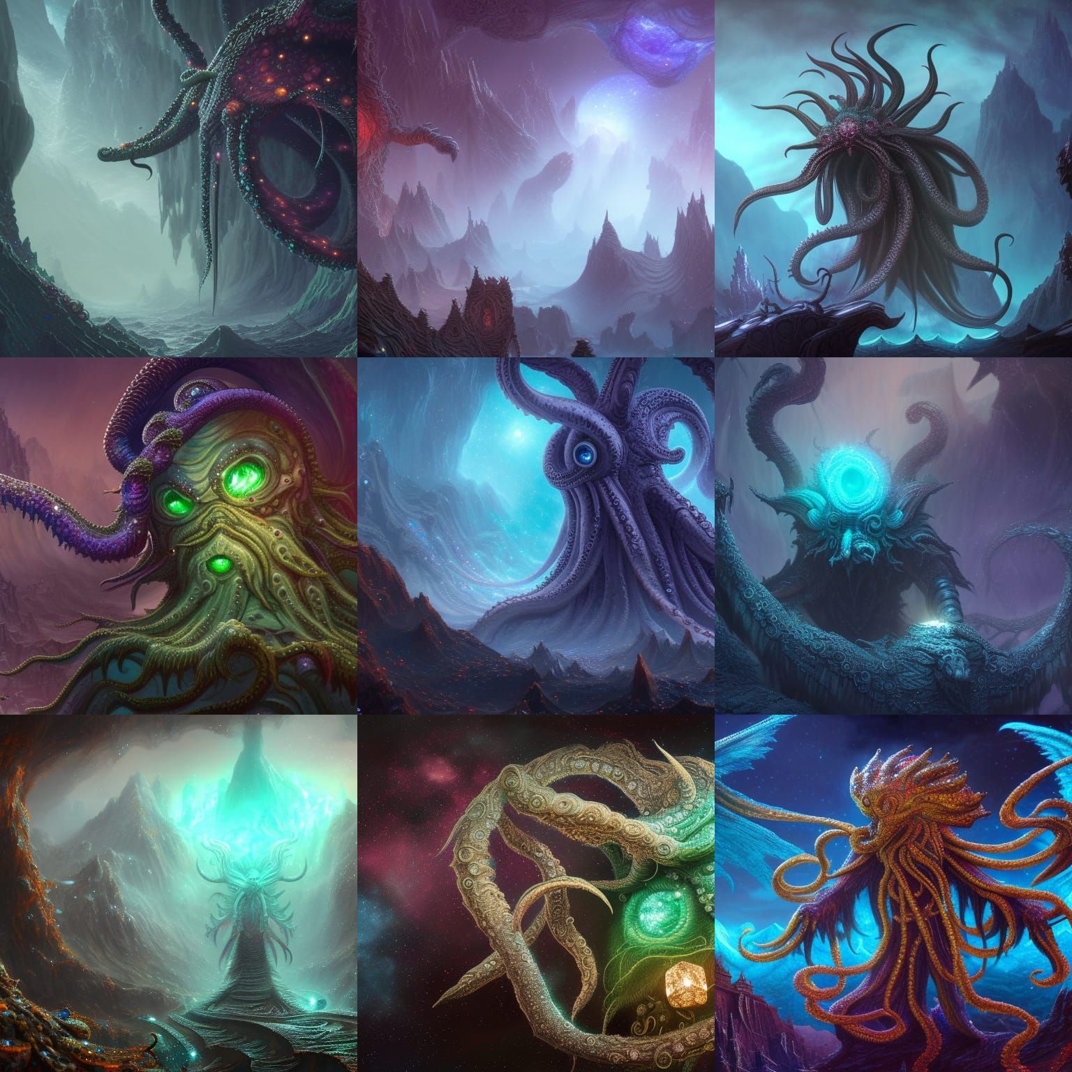 Cthulu - AI Generated Artwork - NightCafe Creator