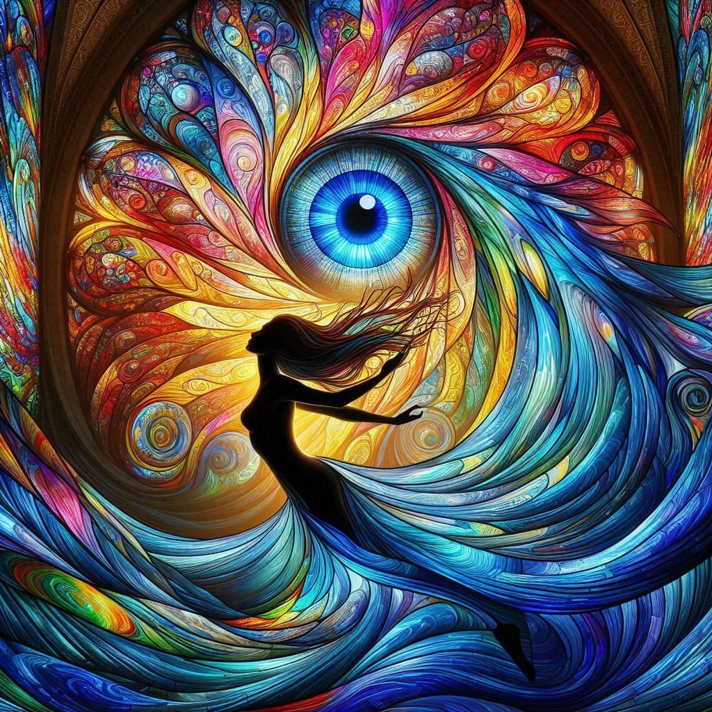 Stained Glass Dancer 4