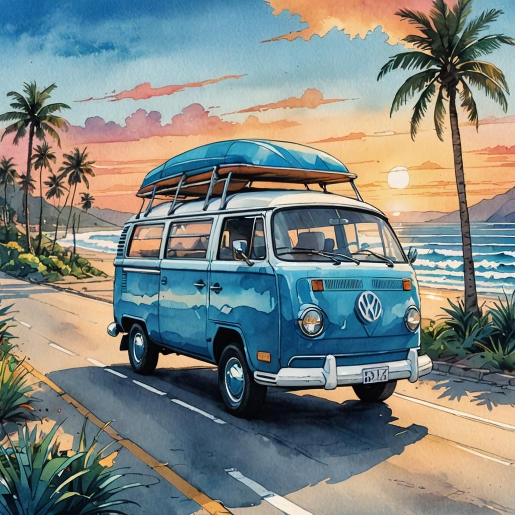 Road trip to the beach