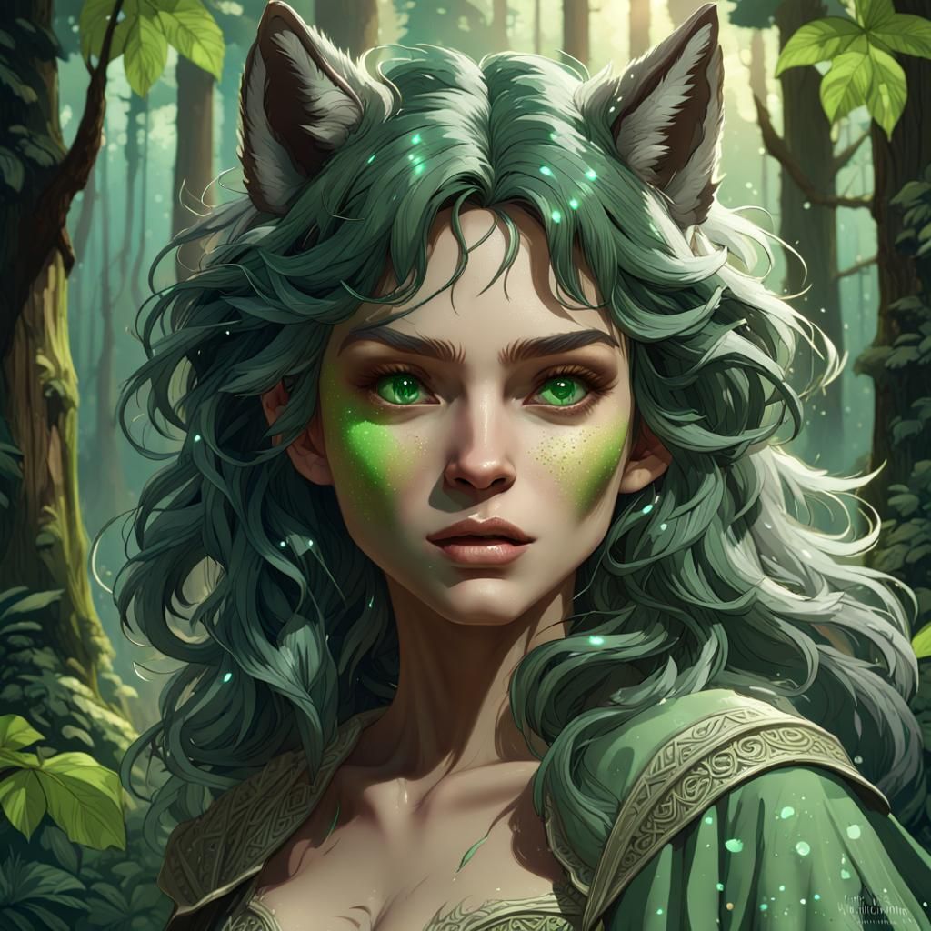 Guardiões da Floresta - Donzela Wolf - AI Generated Artwork - NightCafe ...