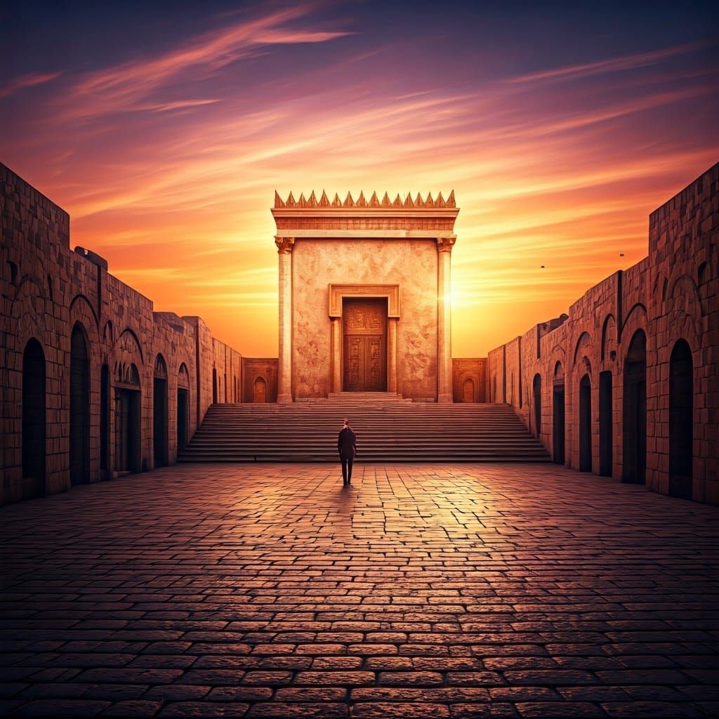 המקדש בדימדומים