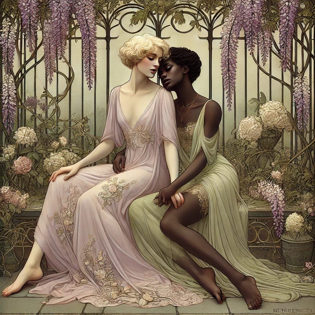 art nouveau lesbians 8