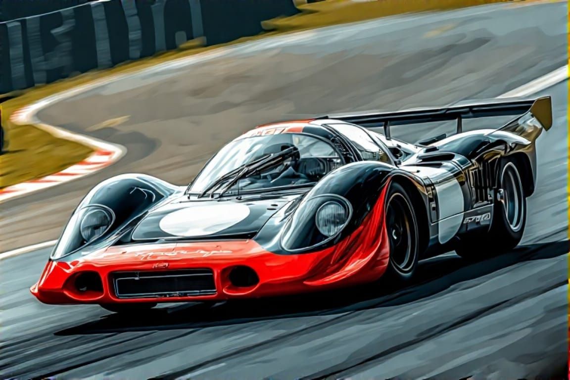 Porsche 917LH, Daytona, Infield Section