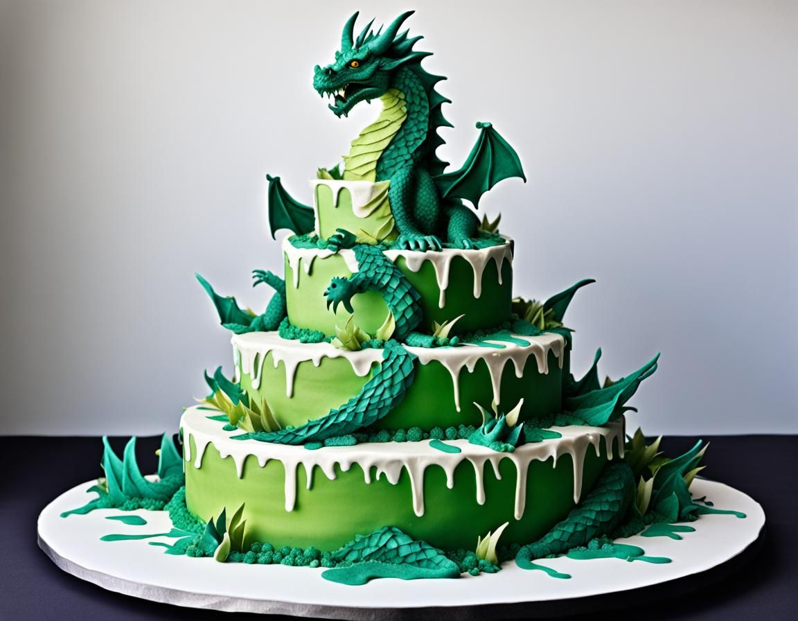 50 Dragon Cake Design (Cake Idea) - October 2019 | Dragon birthday cakes,  Blaze birthday cake, Dragon cakes