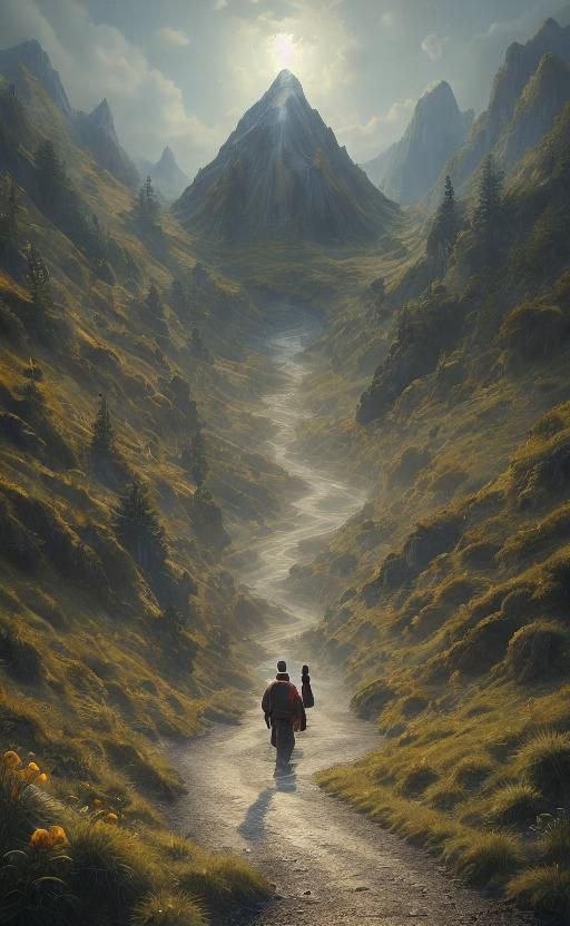 <lora:Misty landscape:1.0> Glassy mirrored orb floating over dark city street. No street lights, dark, abandoned street, Man in hoodie dark...