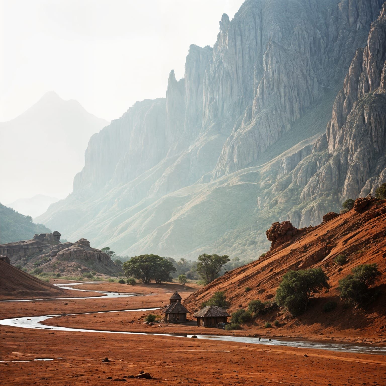 animated portrait of a beautiful young  glowing brown skin and expressive eyes that...