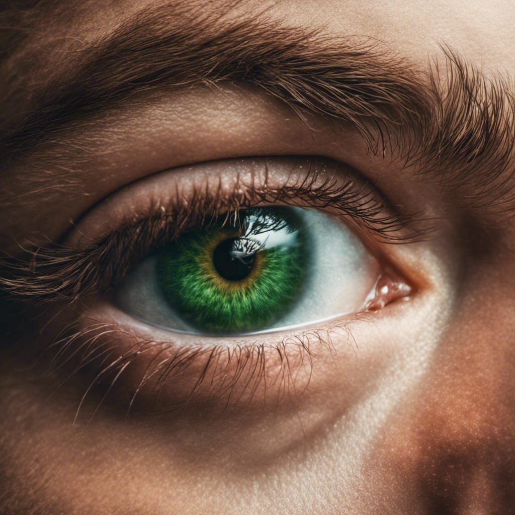 Green eyes