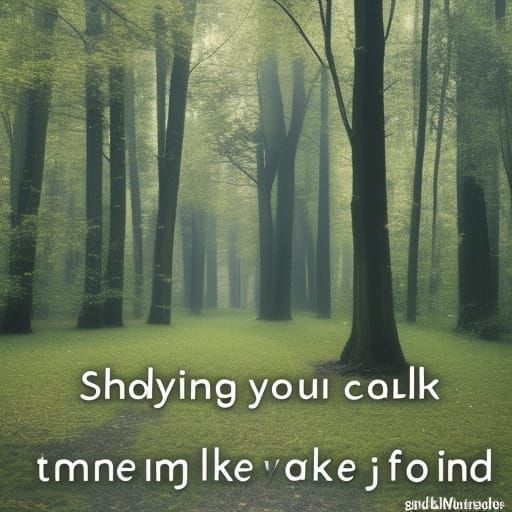 Something that makes you feel calm