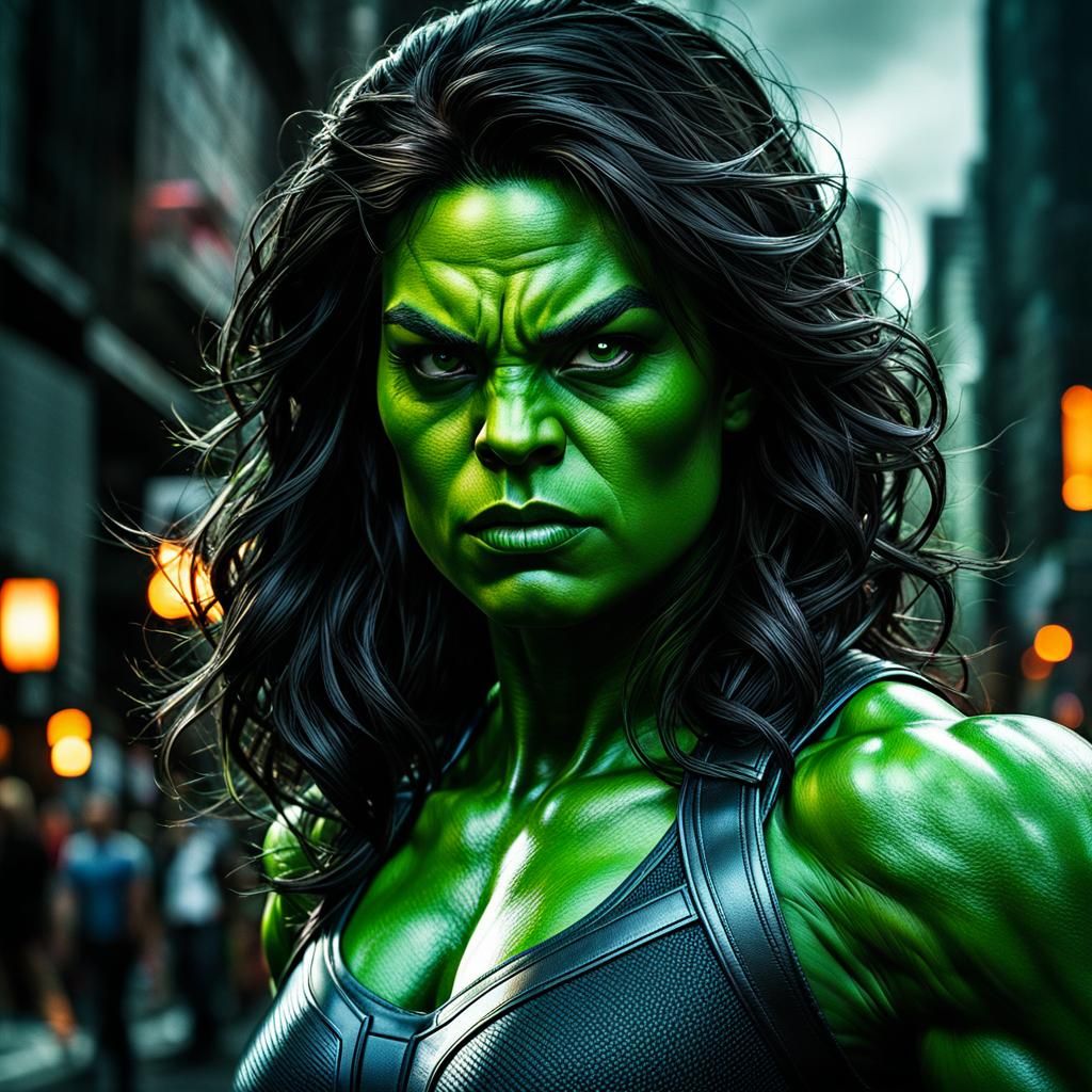 She-Hulk - AI Generated Artwork - NightCafe Creator