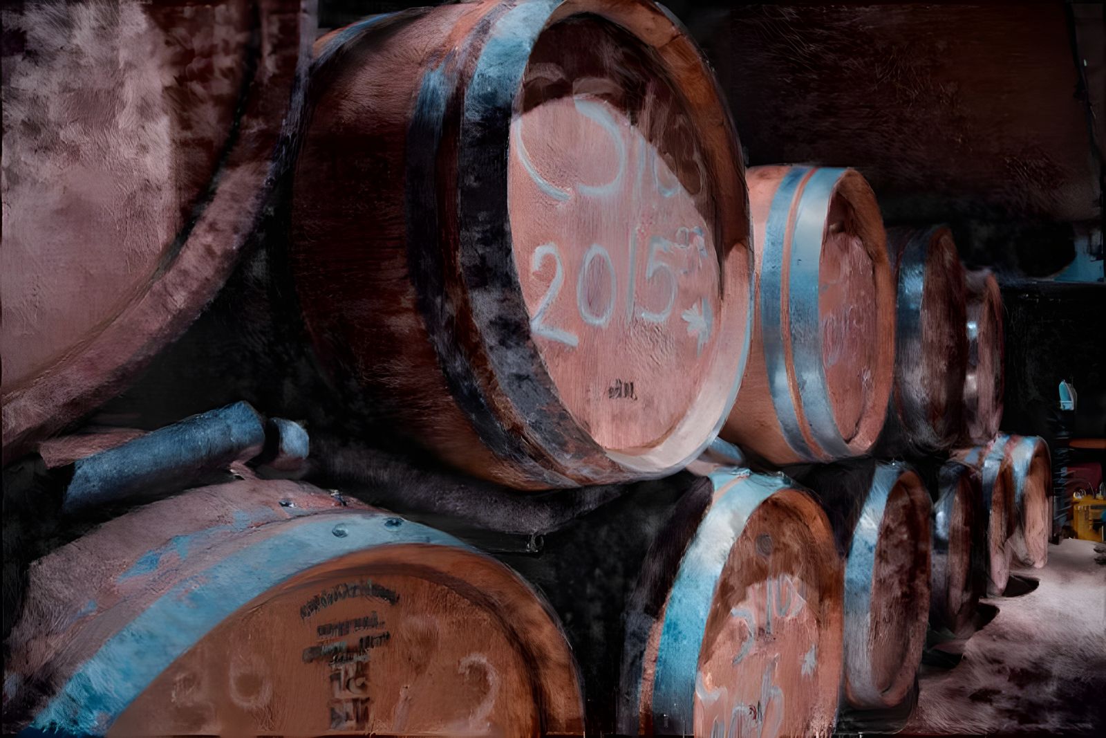 Bourbon Rickhouse Pointillism
