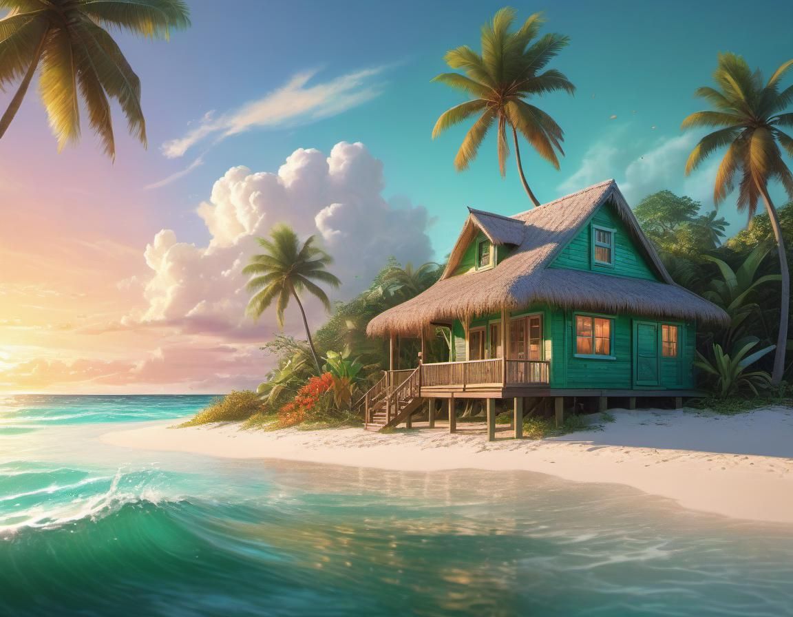 Tropical Island Oasis   by @John from Youngstown