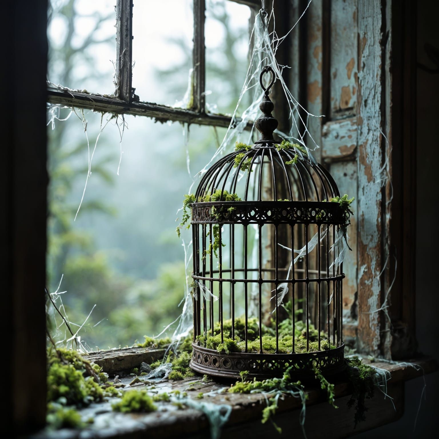 A birdcage  by @N-Irene