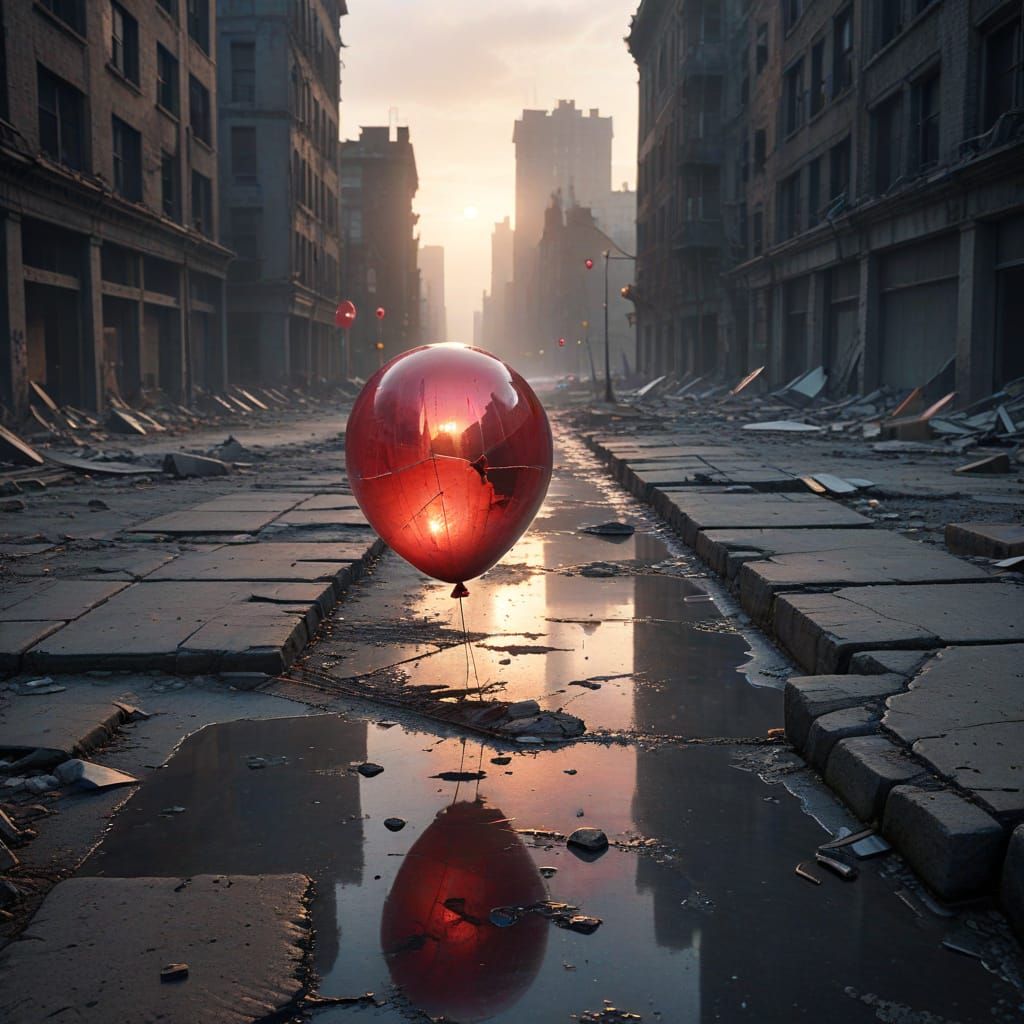 The Last Red Balloon  by @Rogue Bayman