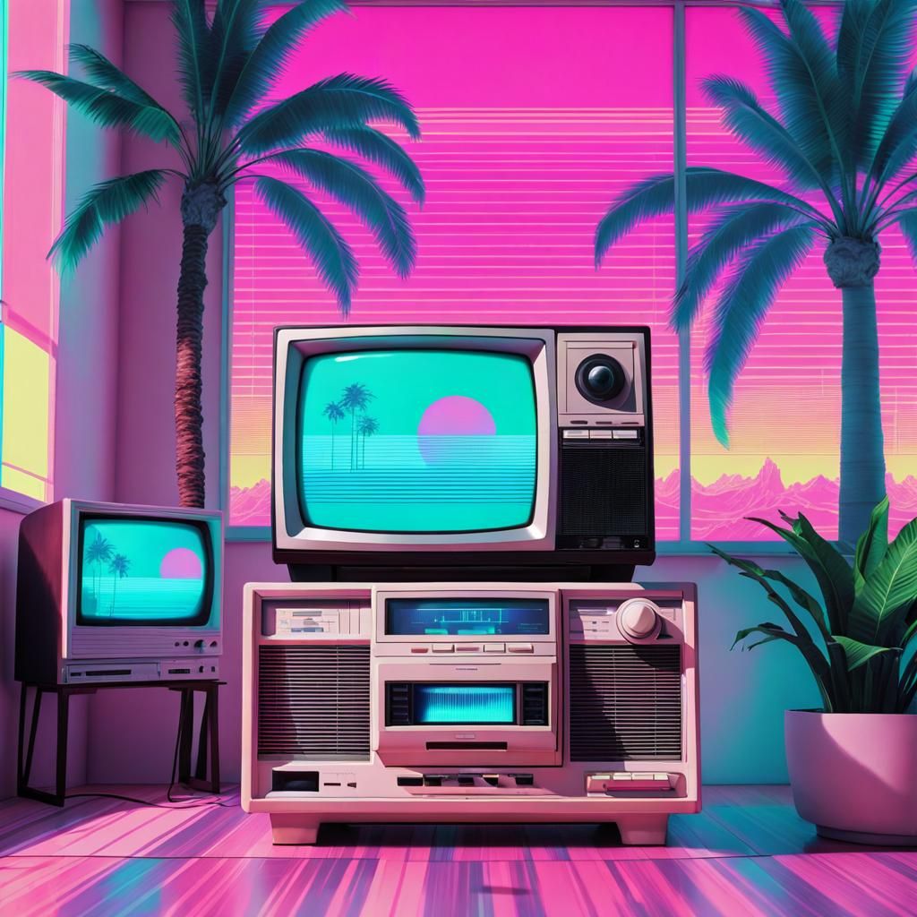 Vaporwave aesthetic   by @potrzebie 