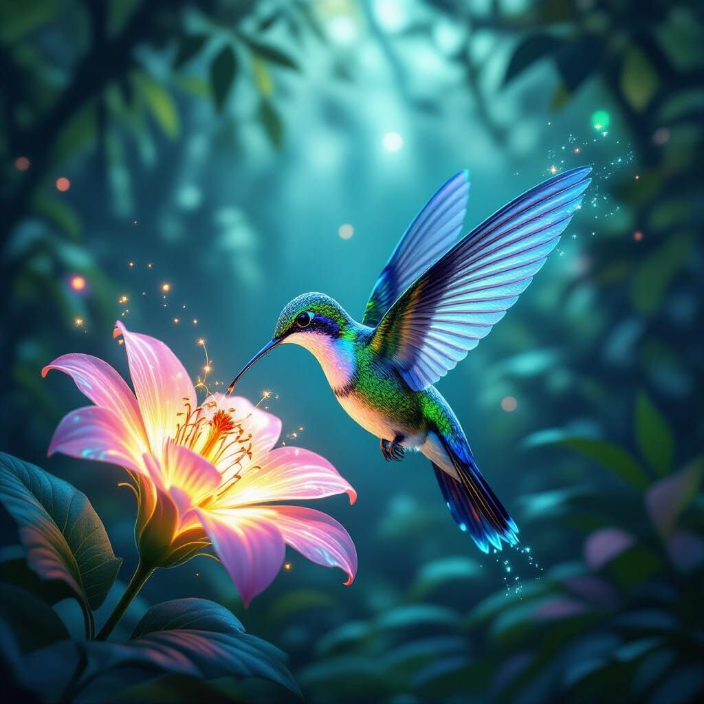 Humming bird  by @WilAng