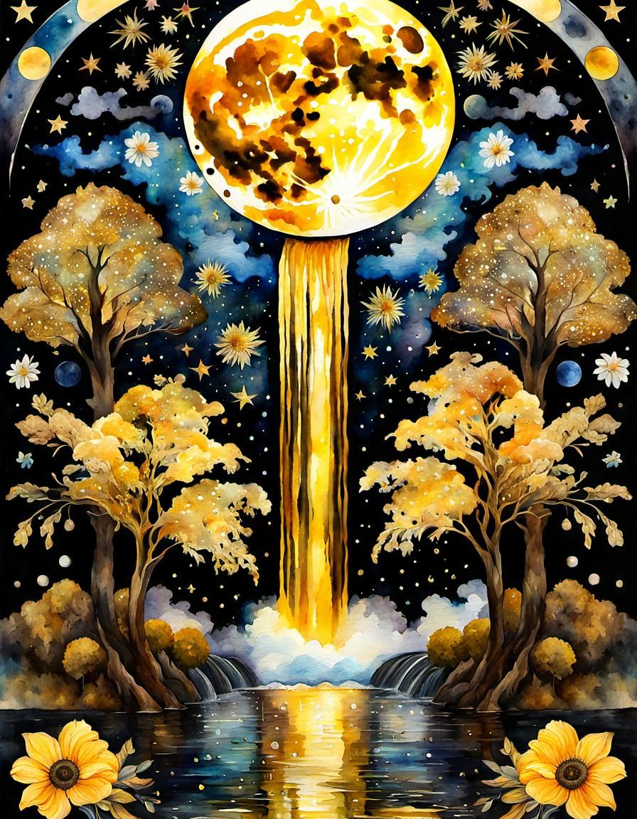 The Night of the Yellow Moon  by @NAME REDACTED