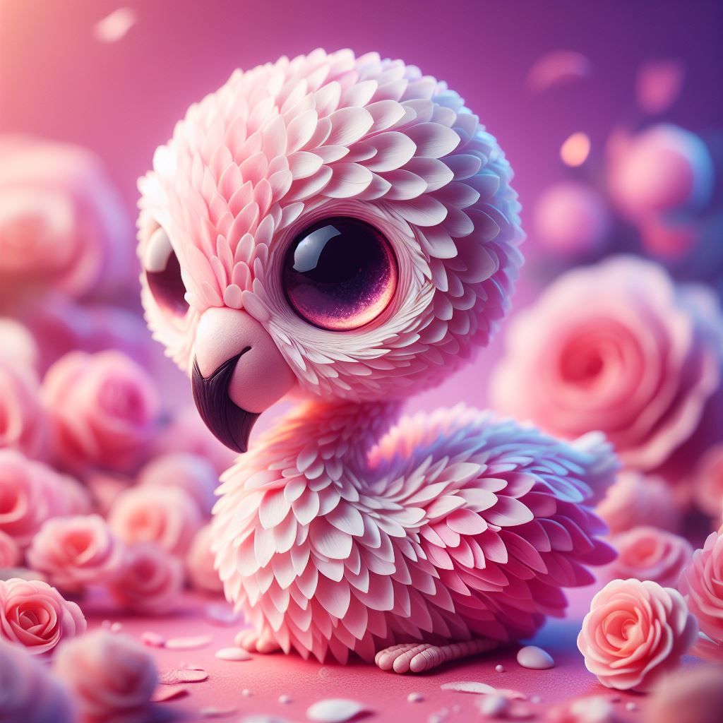 Petal flamingo