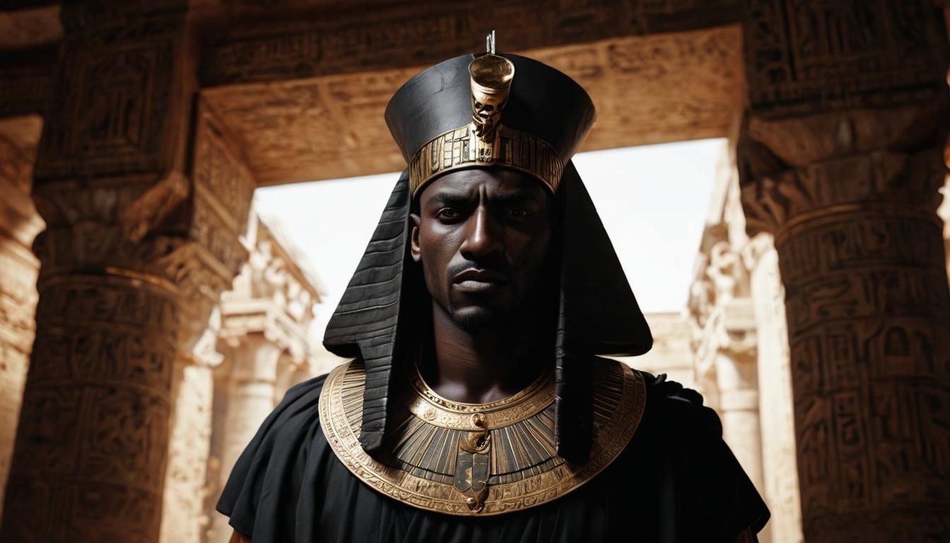 The first historically confirmed person in the Bible is Libyan pharao Shoshenq I ("Shishak"). Reign some time in the 900s and/or 800s BC. Also his campaign in Israel and Judah. Looks & specifics unknown.