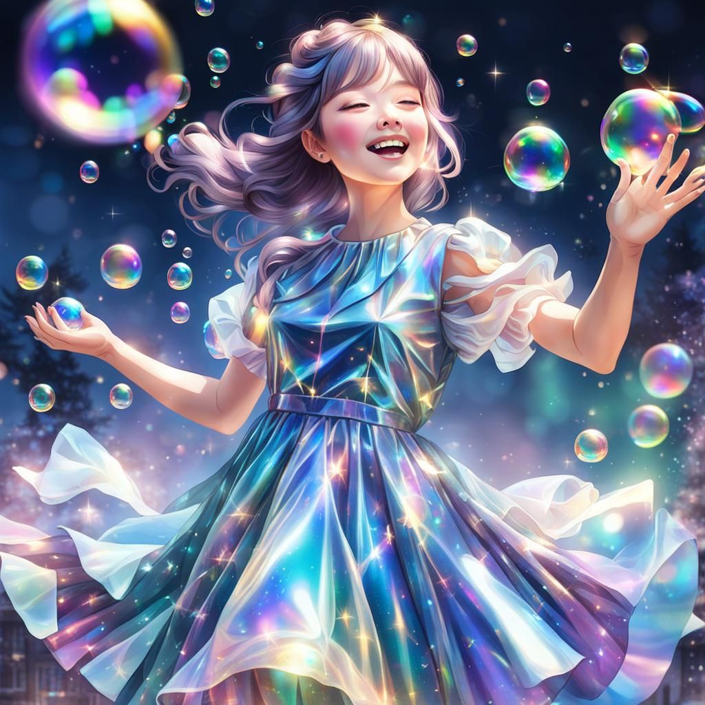 Fun with Bubbles  by @Skyangel