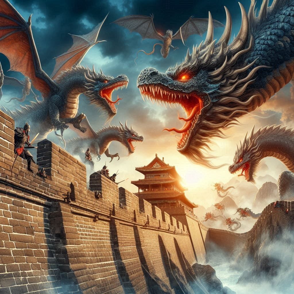 “The Dragon Siege: Warriors’ Last Stand on the Great Wall #2...