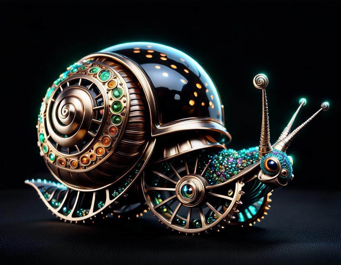 wheeled snail  by @Torek
