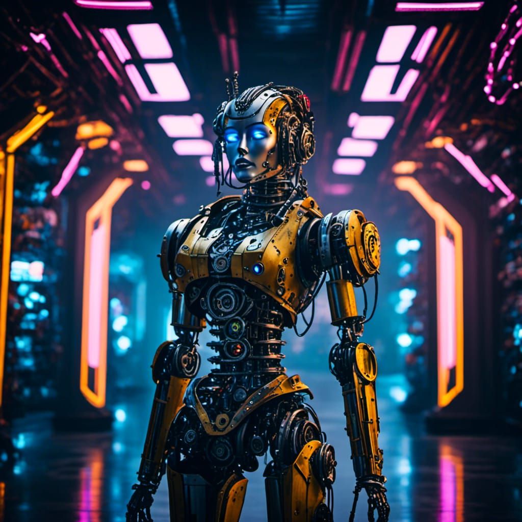 Biopunk Cyborg ⚙️ Spaceship Portrait ⚙️ Model Showcase 2