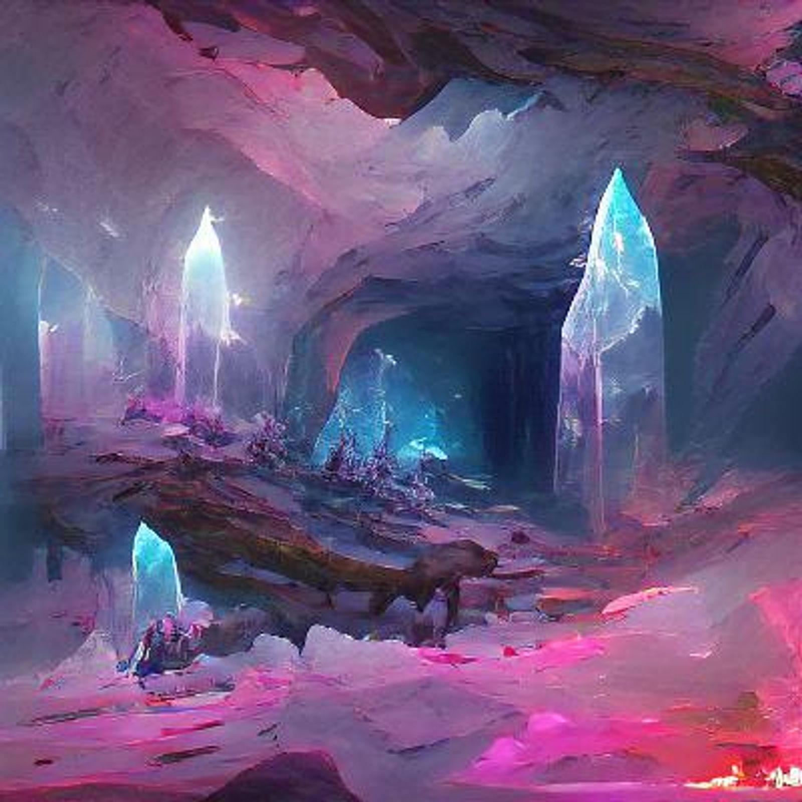 crystal cave wallpaper