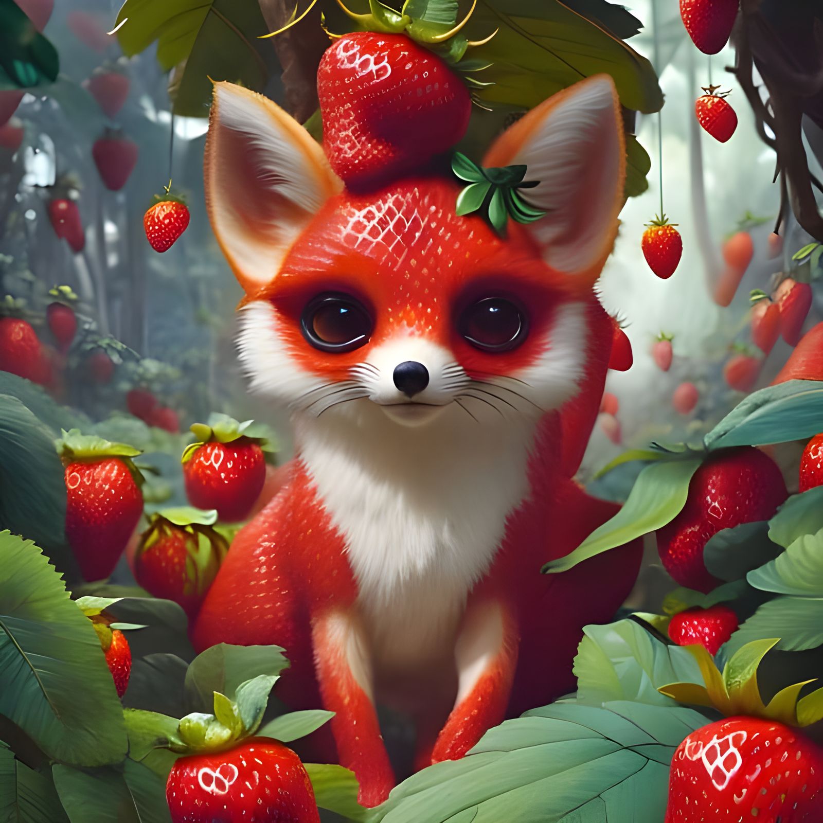 Strawberry Vixen  by @Tracie