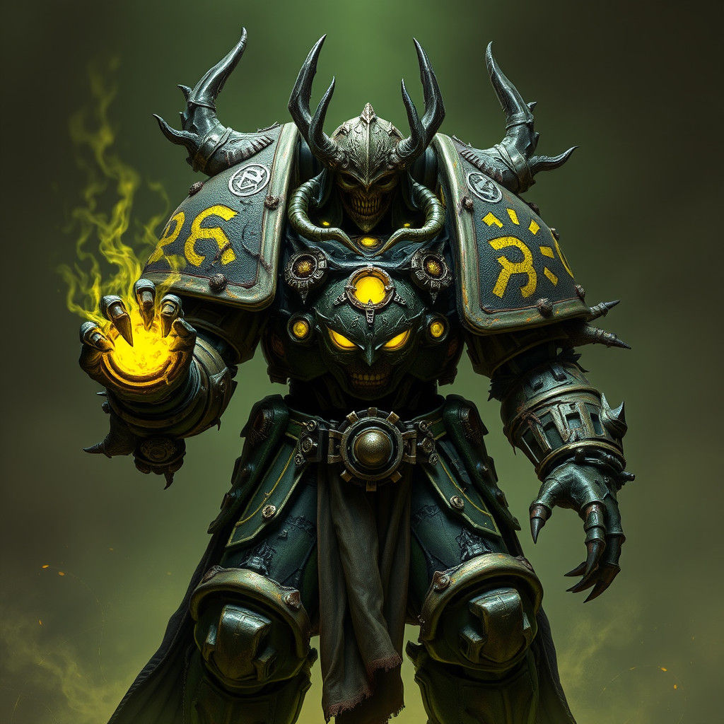 Hastur the King In Yellow as a Chaos Space Marine 1