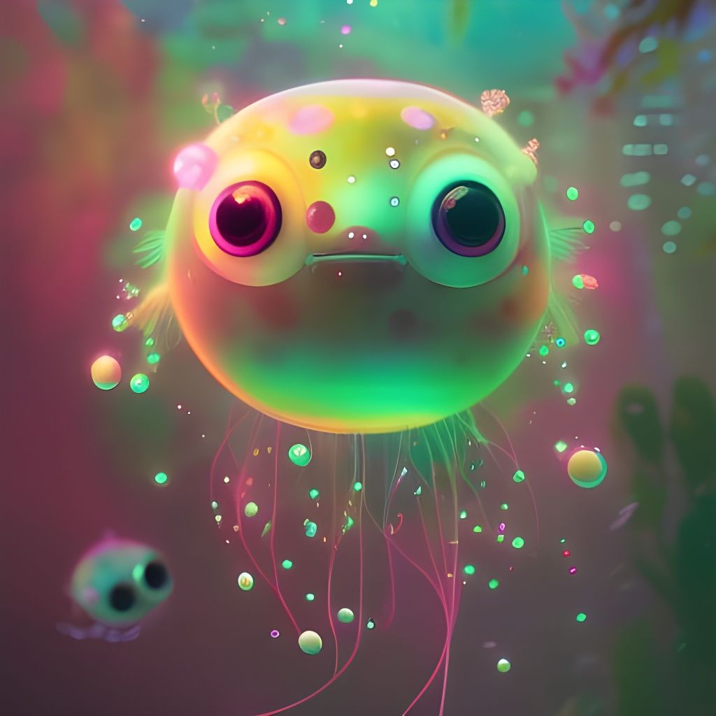 Baby sea creature  by @Cilia