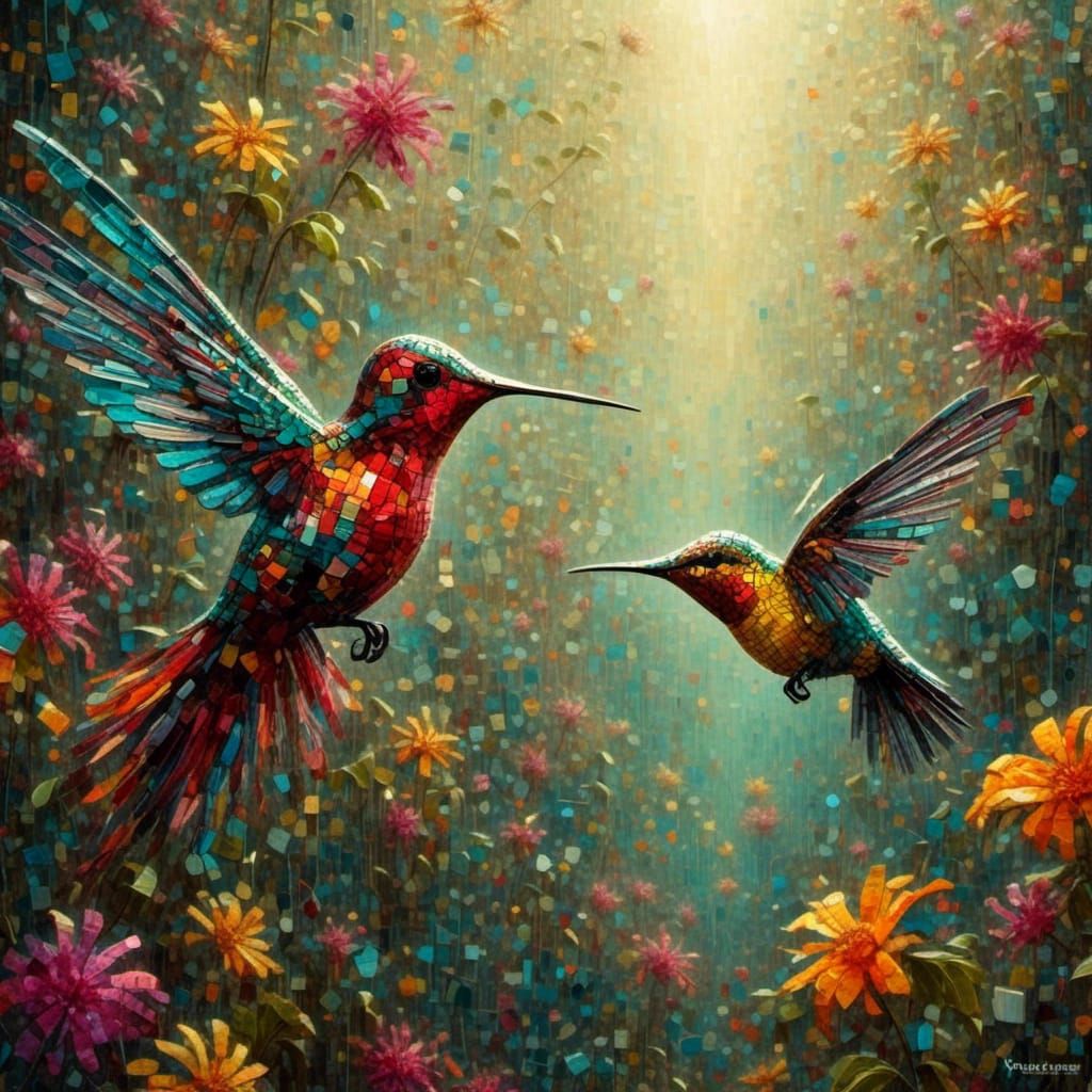 Hummingbirds  by @Eto Demerzel