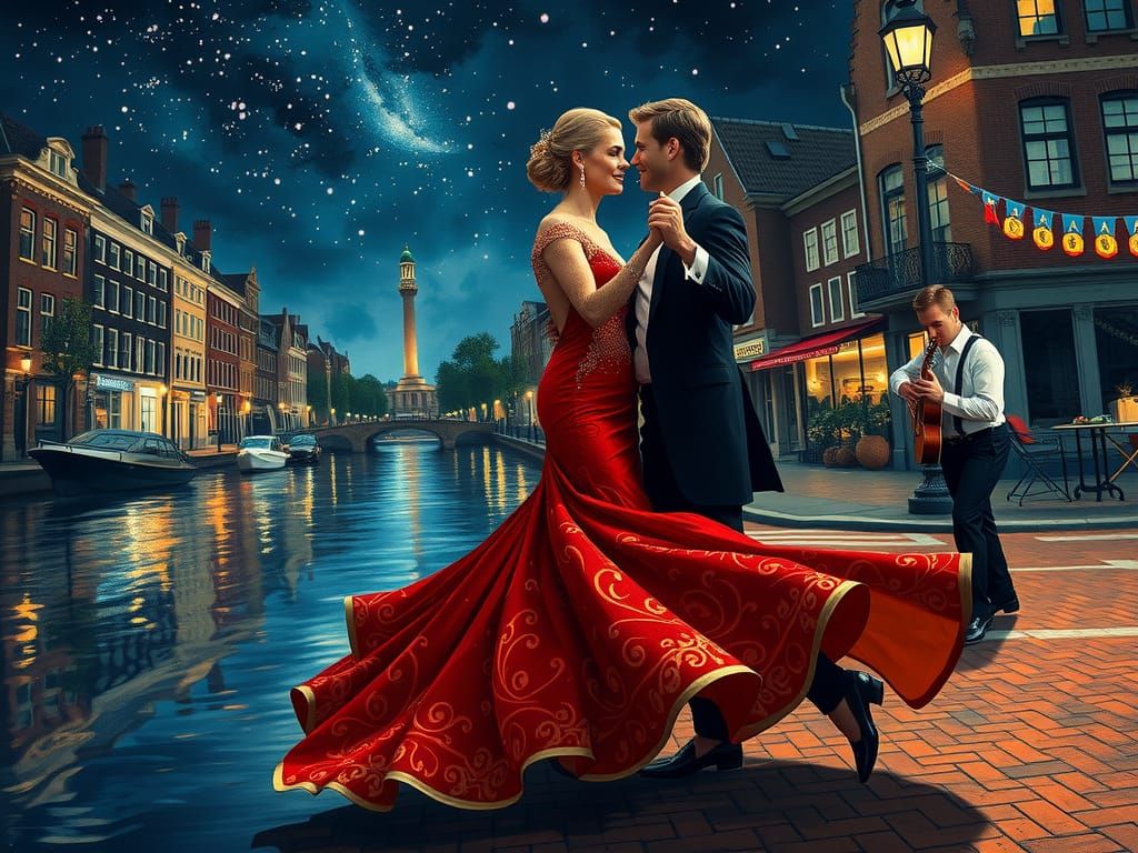 Queen Maxima Zorreguieta with King Willem-Alexander dancing tango in Amsterdam 🇦🇷 🇳🇱   by @Tasha